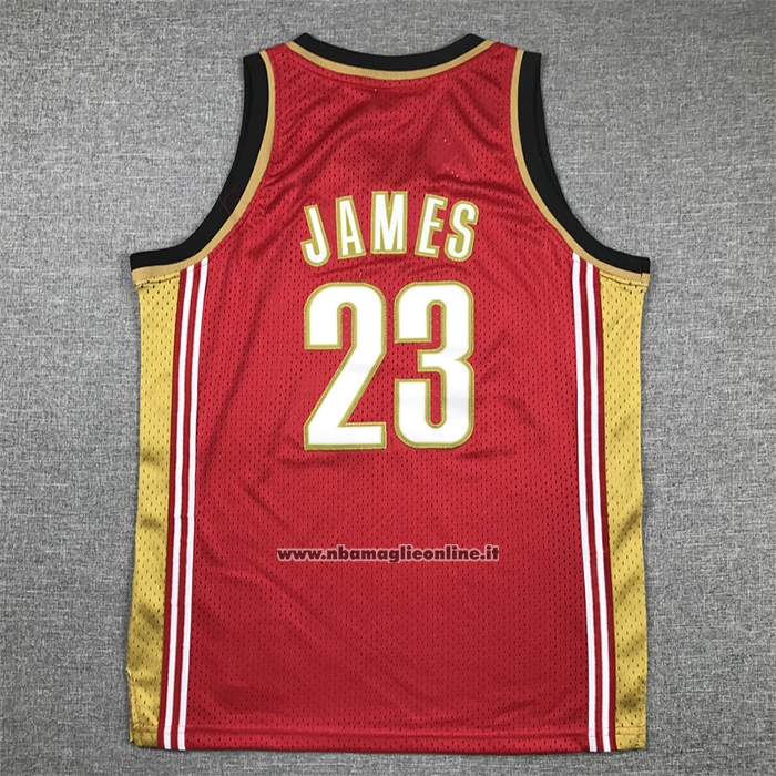 Maglia Bambino Cleveland Cavaliers LeBron James #23 Mitchell & Ness 2003-04 Rosso